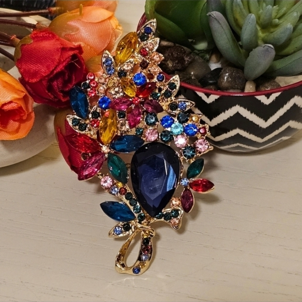 Corsage Floral Style Brooch
